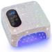 Cordless UV LED Nail Lamp COLORENE 72W Rechargeable Sparkly Nail Light Quick Curing Dryer Professional Nail Dryer Gel Polish Light with 4 Timer Setting Auto Sensor for Salon Home Nail Art Diamond