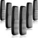 12 Pieces Hair Combs Set Pocket Fine Plastic Hair Combs for Women and Men, Fine Dressing Comb (Black)