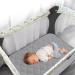 Pack n Play Sheets Waterproof Protector - 2 Pack Premium | Fits Baby Foldable Playard Mattress | Quilted | Portable Mini Crib Cover 39 x 27 - Gray & Navy Blue - Buy Online on GoSupps.com