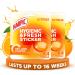 Harpic Hygienic Fresh Sticker Adhesive Toilet Block Yellow - Citrus 2 Packs of 4 stickers. Toilet Freshener No Plastic Applicator. 4 count (Pack of 2)