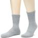 Hugh Ugoli Men's Diabetic Ankle Socks - Wide, Loose & Stretchy - Seamless Toe, Non Binding Top - 3 Pairs (11-13) - Black/Navy Blue/Light Grey - Buy Online on GoSupps.com