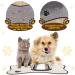 Bone Shape Dog Mat Set - Non-Slip Microfiber Pet Feeding Mats for Bowls - Water Absorbent & Embroidered - 2 Colors Available - Buy Online on GoSupps.com