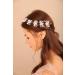 BERYUAN White Flower Pearls Crystal Wedding Hair Vine Pearls Crystal Beads Bridal Headpiece Princess Wedding Headband Gold Wedding Hair Accessories for Brides Bridesmaid - Buy Online on GoSupps.com