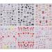 JMEOWIO 6 Sheets 3D Embossed Valentines Day Heart Nail Art Stickers Decals Self-Adhesive 5D Line Cute Nail Supplies Nail Art Design Decoration Accessories - Buy Online on GoSupps.com