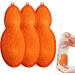Bottle Cleaning Sponge Beans-Shaped Bottle Cleaning Sponge 3 Bottle Reusable Sponge Kids Bottle Cleaning Set Bottle Scrubber Cleaner Kids Bottle Cleaning Beans with 2 Aluminum Ceramic Balls Orange - Buy Online on GoSupps.com