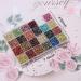 24 Colors Crushed Glass Glitter for Resin Art & DIY Crafts - Irregular Crystal Chips, Chunky Flakes, Sequins - Vase Filler, Nail Art, Epoxy Resin Jewelry Making - Buy Online on GoSupps.com