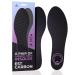 A Pair of Carbon Fiber Insoles 2 Pieces | Rigid Carbon Shoe Inserts for Sports & Recovery | Carbon Foot Plate Insert is Great for Running  Hiking & Training - Stiff Insoles for Men 6.5-7 & Women 7.5-8 Women's 7.5-8  Men'...