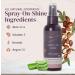 Nora Ross Spray-On Super Shine Frizz Control Moisturising Spray with Keratin Argan oil Primrose Oil & Vitamin A Lightweight Hair Mist for All Hair Types Styling Hair Spray 4 Oz - Buy Online on GoSupps.com
