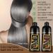Silver Gray Hair Dye Shampoo 3 in 1 | Root Touch-Up & Grey Coverage for All Hair Types | Lasts Up to 3 Weeks | Natural Plant-Based Formula - Buy Online on GoSupps.com