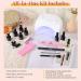 Beetles Gel Nail Polish Kit with UV LED Light 48W - 6 Colors Jelly Milky White Sheer Pink Nude Set - Salon Quality Manicure at Home - Soak Off UV Gel Nail Polish Gift for Women - Buy Online on GoSupps.com