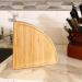 Picnic at Ascot Bamboo Cheese Board with Knife Set Compact Design 18" Diameter Quality Crafted in USA - Perfect for Charcuterie & Entertaining - Buy Online on GoSupps.com