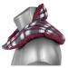 Neck horns with stand -up collar cherry stone pillow - neck pillow warming pillows - a very comfortable neck warmer - Flanel caro -red cherry kernels
