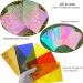 Lanyani 12 Sheets Iridescent Stained Glass Cathedral Art Packs for Mosaic Craft - Assorted Clear, Opaque, and Colored Transparent Mix - Buy Online on GoSupps.com