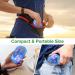 2 Pack Compact Travel Pill Organizer - Small Pill Box with 7 Compartments - Daily Pill Case for Pocket - Portable Medicine Container for Vitamins & Supplements (Blue) - Buy Online on GoSupps.com