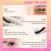 TOOCHUNAG Natural Lash Clusters - Wispy 9-12mm CC Curl Individual Eyelash Extensions for Beginners & Glasses Wearers - Buy Online on GoSupps.com