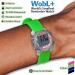 WobL Waterproof Vibrating 9 Alarms Countdown Timer Wristwatch (Green) - Compact & Reliable Reminder for Sports, Medicine, and Potty Training - Buy Online on GoSupps.com