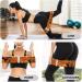 Shop Resistance Bands - Elastic Fabric Exercise Bands with Orange Foil Flowers | International Shipping - Buy Online on GoSupps.com