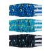 Cuteebone male washable dog diapers belly bands 3 pieces reusable dog belly band for male high-suction dog wrap DM11XL-DE MOON & Uneverse & Rocket XL (53.5-68.5cm)