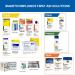 First Aid Only 90658 Medium Metal SmartCompliance Food Service First Aid Cabinet - ANSI 2015 Compliant | No Medications - Buy Online on GoSupps.com