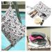 ALVABABY 3pcs Waterproof Reusable Baby Cloth Diaper Wet Dry Bags - Two Pocket Design for Travel, Beach, Pool, Daycare - Black & White Stripe - SML - Buy Online on GoSupps.com