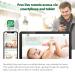 LeapFrog LF930HD 1080p Smart WiFi Baby Monitor with 360 Pan, Tilt & 8X Zoom | 7 HD Display, Night Light, Night Vision, Two-Way Intercom & Smart Sensors - Buy Online on GoSupps.com