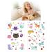 Konsait Cute Kitty Cat Temporary Tattoos for Girls, Kids, and Women - 180pcs | Waterproof Body Art Stickers for Birthday Parties and Goodie Bags - Buy Online on GoSupps.com