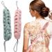 Shower sponge bathing sponge luffa sponge mesh sowing sponge for bathroom shower network sponge essential skin care peeling body brush back scrubber for men and women green and pink