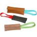 Copcopet - Robust leather feed dummy feed bag Training dummy for dogs dog training (approx. 15 cm x 6 cm brown) approx. 15 cm x 6 cm brown