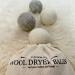 Smart Wash Dryer Balls - 100% Wool Tumble Dryer Balls (6 Pieces) | Hypoallergenic New Zealand Sheep Wool for Faster Drying - Buy Online on GoSupps.com