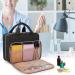Damero Pill Bottles Bag Daily Tablet Box Organiser Medicine Storage Travel Carrying Bag for Pills Bottles Vitamin Box and Medical Supplements Black 30.5x 11.4x 25.4CM Black - Buy Online on GoSupps.com