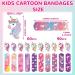 Panelee Kids Cartoon Bandages Bulk - 20 Unicorn Patterns, Waterproof & Breathable - Variety Pack of 150 for Girls and Boys - Buy Online on GoSupps.com