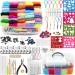 Needle Felting Kit 308Pcs Set  Wool Roving 48 Colors Upgraded Needle Felting Tools Kits with Large Felt Molds Storage Box for DIY Craft Animal Home Decoration Birthday Gift