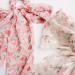 2PCS Floral Hair Scarf with Ribbon Bow for Women and Girls - Silk Long Tails Scrunchy Elastics Ponytail Holder - Buy Online on GoSupps.com