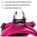 BullyBillows Boomerang Harness | Lightweight & Non-Restrictive Dog Harness | Easy Slip On & Off Design | Premium Quality with Velcro Strap | Carminerose M Medium - Buy Online on GoSupps.com