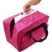 JanTeelGO Sewing Machine Carrying Case - Red Nylon Tote Bag with Pockets and Padded Storage Cover for Singer, Brother, Janome - Convenient Handles and Durable Design - Buy Online on GoSupps.com