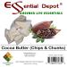 Cocoa Butter Chips Flakes - 4 lb | Sealed PP Square Pail | Resealable Lid | Microwave & Freezer Safe - Buy Online on GoSupps.com