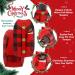 ABRRO Christmas Dog Sweater - Warm XS Red-Black Caro for Small & Medium Dogs | Cozy Holiday Pet Apparel - Buy Online on GoSupps.com