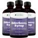 Organic Elderberry Syrup for Adults & Kids - 50% MORE 16 fl oz - Immune Support with Black Sambucus, Propolis, Echinacea, Raw Honey & Apple Cider Vinegar - Buy Online on GoSupps.com