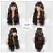 Faelbaty Long Brown Wig for Women - Curly Ponytail & Curls for Everyday Party and Cosplay - Buy Online on GoSupps.com