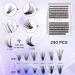 240 Pcs Individual 30D+40D D Curl Lash Clusters - Soft False Eyelashes for DIY Lash Extensions at Home - Buy Online on GoSupps.com