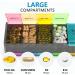 Extra Large 7 Day Pill Organizer - XXL Weekly AM PM Pill Box for Vitamins & Supplements - Big Jumbo Medicine Holder 2 Times a Day - Buy Online on GoSupps.com