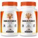 (2 Pack) Nerve Force Premium Neuropathy Blend for Brain Nerves & Concentration | NerveForce Capsulas for Memory Focus & Clarity | Easy-to-Take for Daily Support 60 Day Supply (120 Capsules)