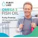 Purity Labs Omega 3 Fish Oil 3000mg - Vegan Supplements for Heart & Brain Health - 180 Softgels - Buy Online on GoSupps.com