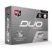 Wilson Duo Soft+ NFL Golf Balls - Pittsburgh White (12 balls) - Buy Online on GoSupps.com