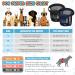2 Pack Reusable Dog Diapers for Bitches | Washable & Eco-Friendly Trousers with Hygiene Pads | Black & Blue (L) - Buy Online on GoSupps.com