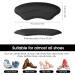 WLLHYF 4 Pairs Heel Cushion Inserts for Loose Shoes - Comfort Shoe Grips & Heel Protectors (Black) - Buy Online on GoSupps.com