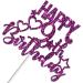 Tenhaisi Glitter Purple Happy 9th Birthday Cake Topper 9 and Fabulous Cake Topper - Birthday Party Decoration - 9 Years Birthday/Wedding Anniversary Party Supplies - Buy Online on GoSupps.com