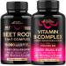 NUTRAHARMONY Vitamin B & Beet Root Complex Capsules
