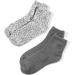 Earth Therapeutics Aloe Vera Socks | Infused with Aloe Vera & Vitamin E | For Dry Feet, Cracked Heels, Calluses, Rough Skin | Grey/Charcoal - Buy Online on GoSupps.com