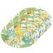 3-Pack Cleaning Kitchen Sponges Oval Plumeria Leaves and Parrot Kitchen Cellulose Dishwashing Wood Pulp Cotton